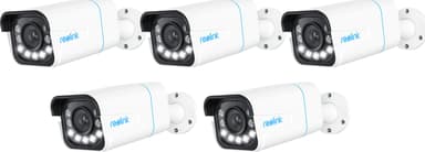 Reolink P430 4K 8MP Smart PoE Bullet Utendørskamera 5-Pack 
