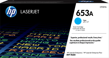 HP Toner Cyan 653A 16.5K - CF321A 