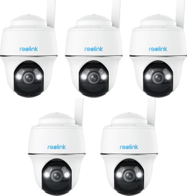 Reolink Go Series G430 2K 5MP Langaton 4G 5-Pack