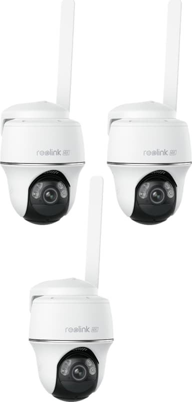 Reolink Go Series G440 Dome 4K IP Kamera 3-Pack