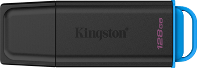 Kingston DataTraveler Exodia G2 128GB USB-A Sort, Blå