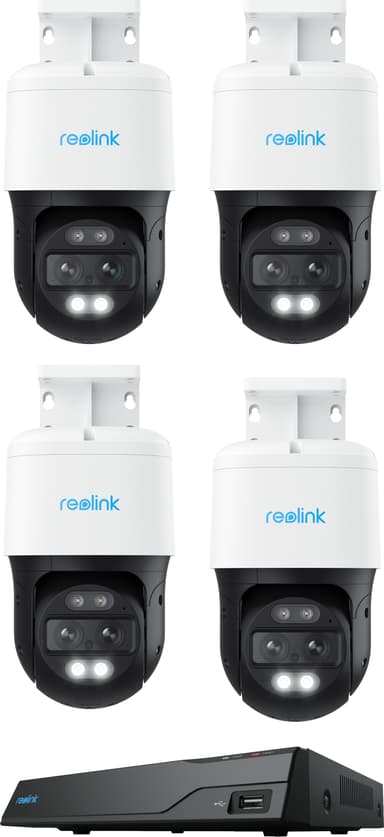 Reolink TRACKMIX P760 8MP PTZ POE 4-PACK + NVS8 POE NVR 