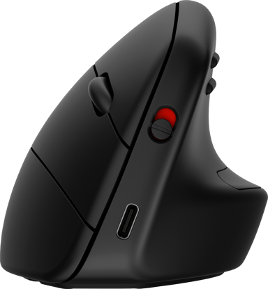 HP 925 ergonomische verticale muis RF-draadloos + Bluetooth Zwart