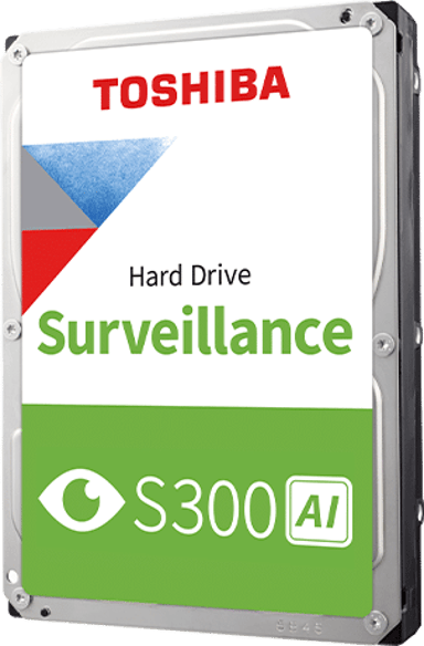 Toshiba S300 AI 18TB 3.5" 7200r/min SATA 6.0 Gbit/s Harddisk