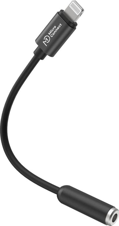 Microconnect Premium Lightning till 3,5 mm jack adapterkabel MFI Lightning 3,5mm