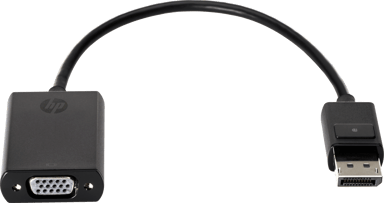 HP Displayport To VGA Adapter 0.2m DisplayPort VGA Svart