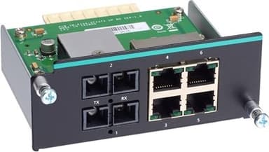 Moxa IM-6700A-2SSC4TX verkkokytkinmoduuli Nopea Ethernet 