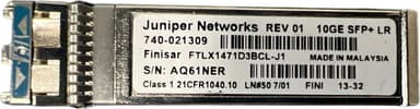Juniper Networks SFPP-10G-LR-C SFPP SFP+ Module, 10GBASE-LR/SMF 10km 