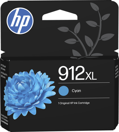 HP Blæk Cyan 912XL 825 Pages - OfficeJet Pro 8022/8024/8025 