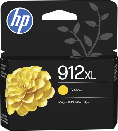 HP Blekk Gul 912XL 825 Pages - OfficeJet Pro 8022/8024/8025
