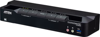 Aten 4-portars Dual Head 8K KVMPT-switch 