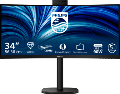Philips 34B2U3600CH 34, 34 inch/86.36 cm" 3440 × 1440pixels VA 21:9 120Hz