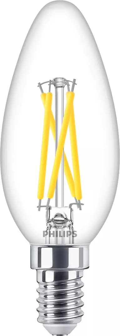 Philips LED E14 Kron Klar 2.5W (25W) 340 Lumen 