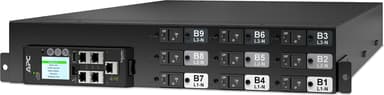 APC NetShelter Rack PDU Advanced Metered, 2U, 3 Phase, 415V, 41.4kVA 60A, 18 Outlets strømforsyningsenhed (PDU) 18 AC stikkontakt(er) Sort 