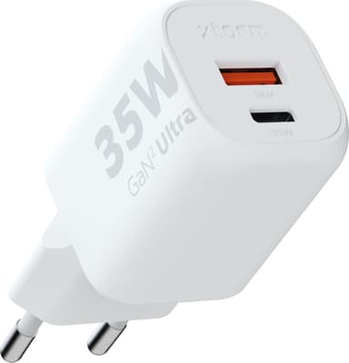 Xtorm GaN2 Ultra Wandlader 35W - Wit Wit