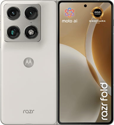 Motorola razr fold 512GB Hvit