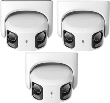 Reolink Pro RP-PCT16MD 16 MP Ultra HD Dual Lens Ai PoE-kamera 3-pack