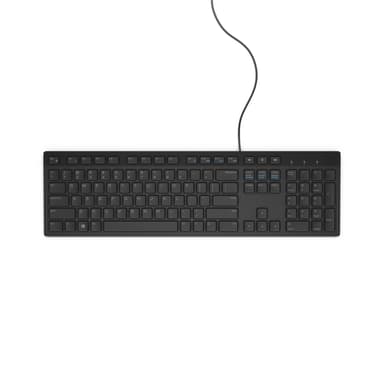 Dell trådbundet tangentbord – KB216 - USA internationell (QWERTY) - svart Kabel Amerikanskt internationellt
