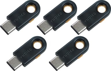 Yubico YubiKey 5C (USB-C) 5-pak 