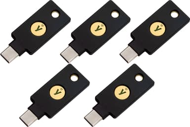 Yubico Yubikey 5C NFC (USB-C) 5-pakning
