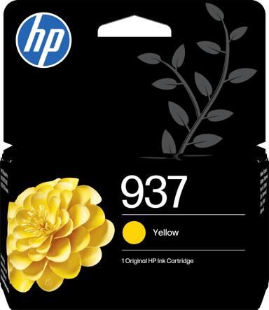 HP Bläck Gul 937 - OfficeJet Pro 9110/9120/9130