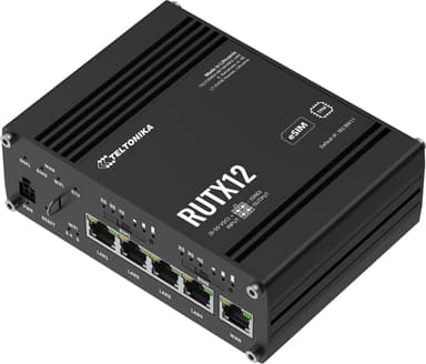 Teltonika RUTX12 Dual LTE CAT 6 Router 