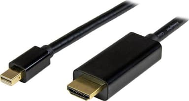 Startech Mini Displayport to HDMI 2m Mini DisplayPort HDMI Svart