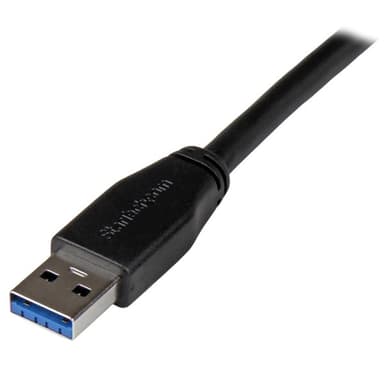 Startech 30ft Active USB 3.0 USB-A to USB-B Cable 10m USB-A USB-B Svart