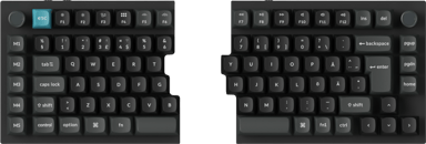 Keychron Q11 Ultra 75% Split 8K Trådbunden och trådlös Keychron Silk POM Banana Nordisk Tangentbord