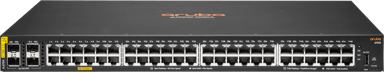 Hpe Aruba Networking 6100 48G Class4 PoE 4SFP+ 370W Administreret L3 Gigabit Ethernet (10/100/1000) Strøm over Ethernet (PoE) 1U Sort 