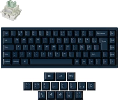 Keychron Q16 HE Ledningsført Keychron Ultra-fast Lime Nordisk Tastatur