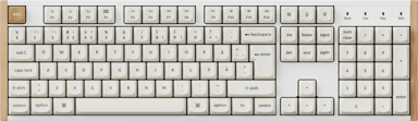 Keychron K10 HE Special Edition Kablet og trådløs Gateron Double-Rail Magnetic Nebula Nordisk Tastatur