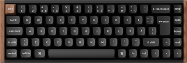 Keychron K6 HE Special Edition Kablet og trådløs Gateron 2.0 Purple Magnetic Nordisk Tastatur