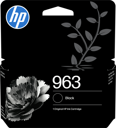 HP Bläck Svart No.963 1K - OfficeJet Pro 9010 