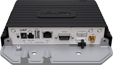 Mikrotik LtAP LTE7 kit 300 Mbit/s Zwart, Grijs Power over Ethernet (PoE) 