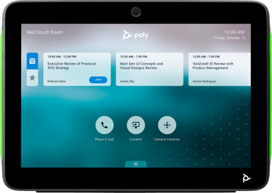 HP Poly TC10 Touch Controller Zonder Netsnoer - Zwart 