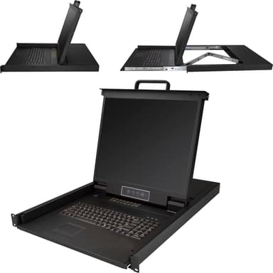 Startech 16 Port Rackmount KVM Console w/ Cables 