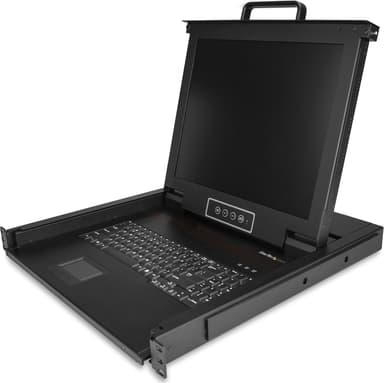 Startech 1U 1 poorts KVM console voor server racks 