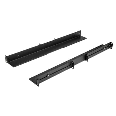 Startech 1U rackhylla med justerbart djup 