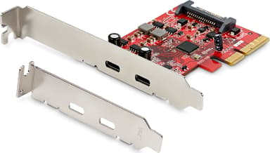 Startech StarTech.com 2-ports PCIe USB 3.1-kort - 2x USB-C - USB 3.1 Gen 2 - Upp till 10 Gbit/s