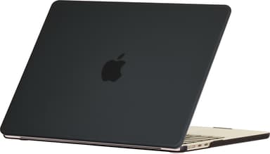 Cirafon Slim-suojakuori MacBook Air 13":lle (M2/M3/M4/M5) 13" Polykarbonaatti (PC) Läpinäkyvä Musta