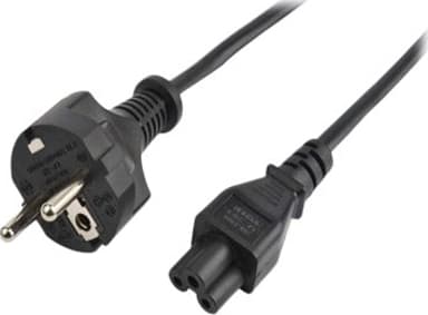 Prokord Strömkabel 1m CEE7/7 C5 Svart