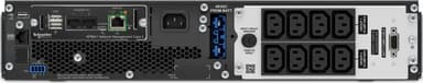 APC SRT1500UXI-NCLI UPS-virtalähde Taajuuden kaksoismuunnos (verkossa) 1,5 kVA 1350 W 8 AC-pistorasia(a)