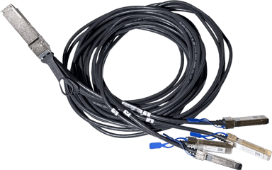 Mikrotik QSFP56 Breakout Kabel, 3m InfiniBand- ja kuituoptiikkakaapeli 4x QSFP56 Musta 3m QSFP56 4x QSFP56