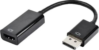 Prokord HDMI adapter 0.2m DisplayPort HDMI Zwart