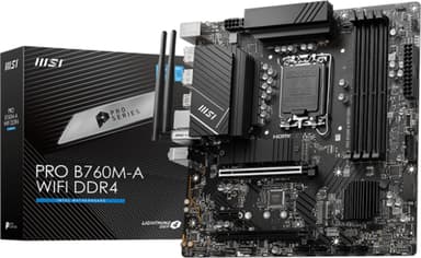 MSI PRO B760M-A WIFI DDR4 moederbord Intel B760 LGA 1700 micro ATX LGA 1700 Micro-ATX