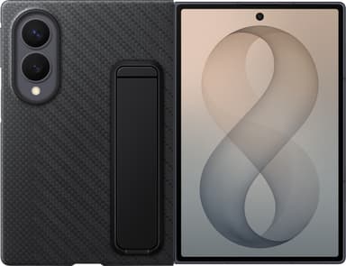Samsung Carbon Standing Case Samsung Galaxy Z Fold8 Noir, Sort