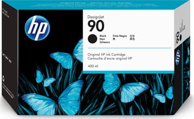 HP Inkt Zwart No.90 - DJ 4000 225 ML 