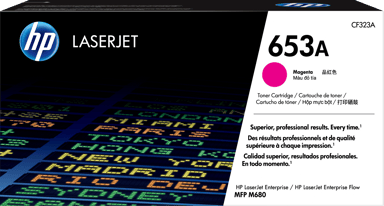 HP Toner Magenta 653A 16.5K - CF323A