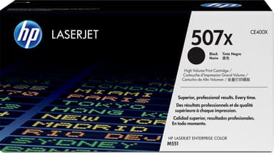 HP Toner Sort 507X 11K - CE400X 
